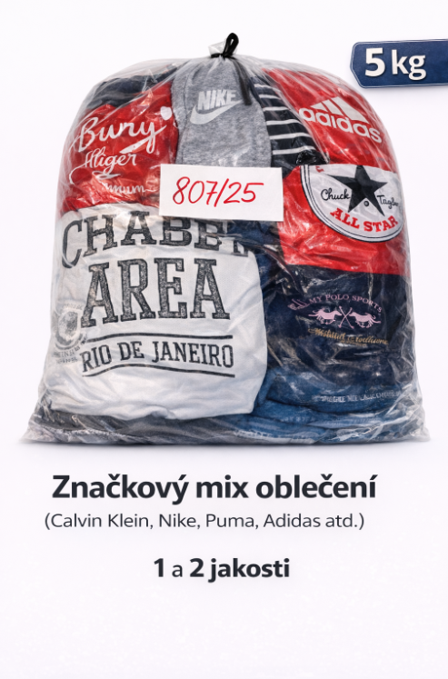 Značkový mix oblečení – 5 kg