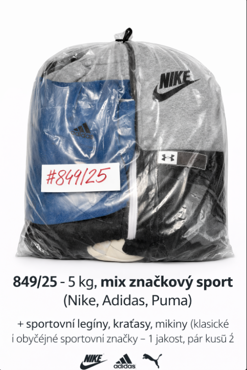 Balík 849/25 – 5 kg | Značkový sportovní mix